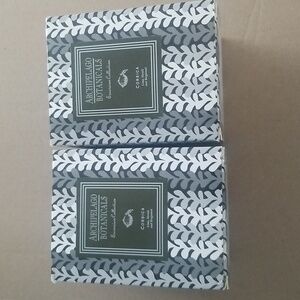 Pair of Archipelago Botanicals Corsica 60 hour candles, lime, negroni & bergamot